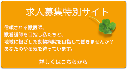 求人募集特設サイト/さきがおか船橋動物病院